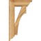 Ekena Millwork Westlake Traditional Rough Sawn Bracket w/ Offset Brace, Western Red Cedar, 6"W x 16"D x 28"H BKT0604X16X28WTL01RWR - alternate 3